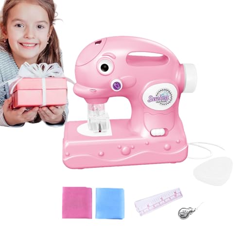 Nähmaschinenspielzeug – Nähmaschine für kleine Nähmaschine für Erwachsene und | tragbare Nähmaschine, batteriebetrieben, Simulationsspiel Nähmaschinenspielzeug – Nähmaschine für kleine Nähmaschine für Erwachsene und | tragbare Nähmaschine, batteriebetrieben, Simulationsspiel von Generic