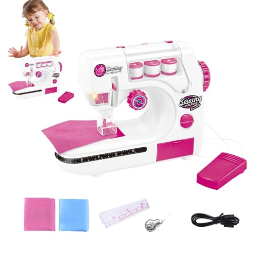 Nähmaschinenspielzeug für Nähmaschine, kleine Nähmaschine für Erwachsene und kleine Nähmaschine, batteriebetriebenes Nähwerkzeug für Alter von 8 bis 12 Jahren, Mädchen und Jungen Nähmaschinenspielzeug für Nähmaschine, kleine Nähmaschine für Erwachsene und kleine Nähmaschine, batteriebetriebenes Nähwerkzeug für Alter von 8 bis 12 Jahren, Mädchen und Jungen von Generic