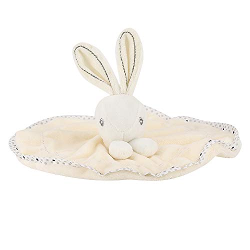 Niedliche Tierpuppendecke, Beruhigendes Samttuch, Weiche Baby-Beruhigungstücher, Beruhigendes Babyhandtuch (White) von Generic