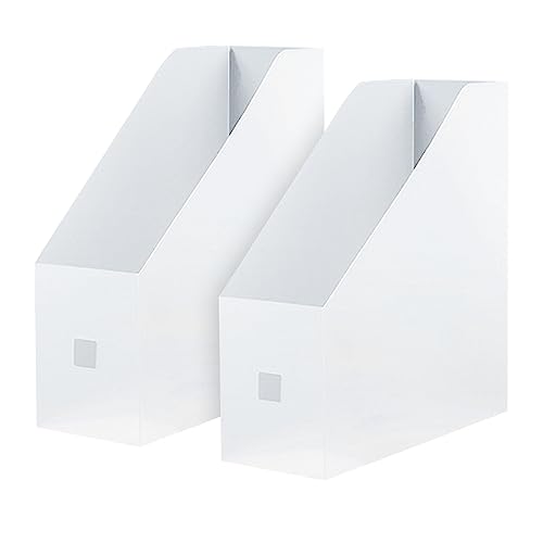 Office Desktop Supplies Magazin Aktenhalter Rack Schreibtisch Aufgeräumter Aktenmagazinhalter für Dokumenten Briefablage Papier Bücher Notebooks Schreibwaren für Schulbüro 27x24x12cm von Generic