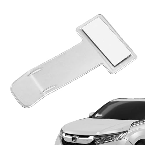 Parkscheinhalter fürs Auto, 3g-Parkscheinhalter für die Windschutzscheibe, Parkscheinhalter-Clip, Parkscheinhalter-Clip mit Klebeband, transparenter Parkscheinhalter-Clip von Generic