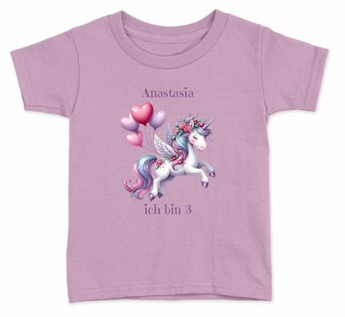 Personalisiertes Bügelbild Einhorn 5 für einen Besonderen Menschen in Ihrem Leben zum selber Aufbügeln mit Wunsch Namen Text Mädchen Frau UNISEX Transfer Geburtstag Geschenk von Generic