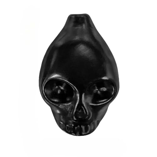 Pfeife, schreiende, verrückte Pfeife, Keramik-Krähenpfeife für Halloween, Kriegsmuseen, Ausstellungen RFl395 (Black, 9X8X6CM) von Generic