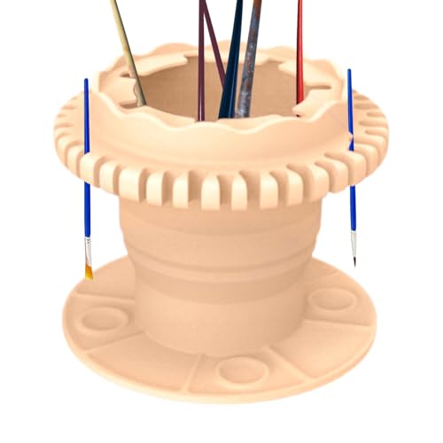 Pinselwascheimer, Pinselhalterreiniger, Pinselwascheimer aus Silikon, Künstlerpinsel-Reinigungswerkzeug für Studenten, Malwasserbecher für Wohnzimmer, Schlafzimmer von Generic