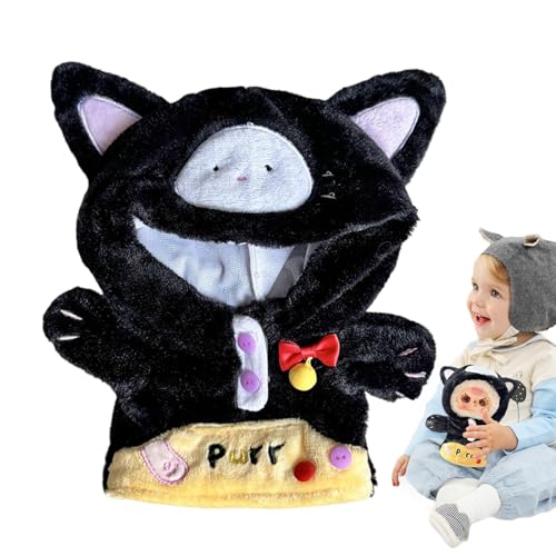 Plüschpuppen-Outfit – Puppenpullover Mit Kapuze Für 20 Cm Große Anime-Puppen | Niedliche Plüschcharakter-Kleidung, Tierpuppen-Outfits, Weiche Plüschkleidung Für Anime-Puppensammler, Gemütliche Plüscht von Generic