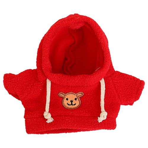 Plüschpuppenkleidung,Kleidung zum Bauen eines Bären, Plüschbärenkleidung, Niedliches Capybara-Kuscheltier-Shirt, Bären-Puppen-Outfits, Zubehör, Pullover für Kinder, und Mädchen, 7,87 bis 9,84 Zoll von Generic