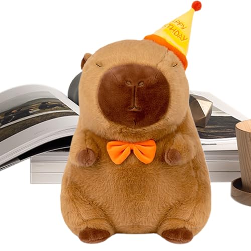 Plüschtiere | Kuscheltier Weiche Tierpuppe | Entspannender Begleiter mit dekorativer Puppenhut für Mädchen Freunde Schwestern Plüschtiere | Kuscheltier Weiche Tierpuppe | Entspannender Begleiter mit dekorativer Puppenhut für Mädchen Freunde Schwestern von Generic