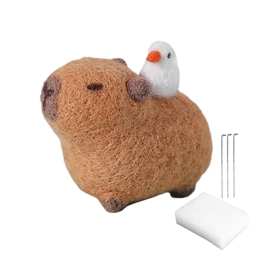 Pokele Wool Felt – Woll-Set, Handwerkswerkzeuge | Nadelfilz-Zubehör für Anfänger, Bastelsets zur Herstellung von Tieren, Wollset für Kinder und Ads Pokele Wool Felt – Woll-Set, Handwerkswerkzeuge | Nadelfilz-Zubehör für Anfänger, Bastelsets zur Herstellung von Tieren, Wollset für Kinder und Ads von Generic