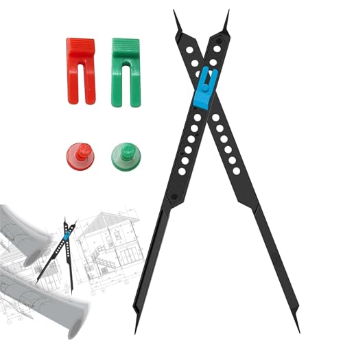 Proportional Scale Divider- Künstler-Proportionalteiler | Maßstabslineal für Architekten, proportionaler Teiler - Teiler-Zeichenwerkzeug für Künstler, Skalenwert-Finder, Farbrad und Künstler- ew von Generic