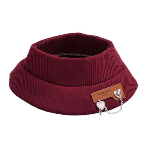 Puppenhut, handgefertigte Kleidung, Puppenmütze, Kostüm für 38 cm große Puppen, Jungenpuppen, Neujahrsgeschenke, Rot von Generic