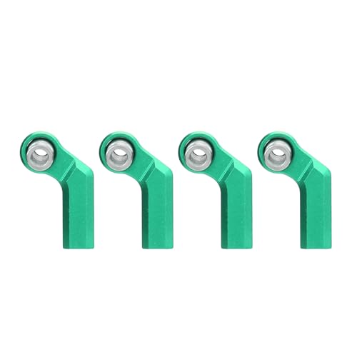 RC Kugelgelenkkopf, RC Link Rod End 4 Set M4 für 1/10 Modellauto (GREEN) von Generic