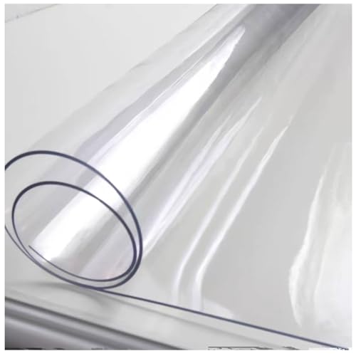 Rechteck klares Tischtuch, klares plastisches wasserdichtes Tischdecke, klare, rutschfeste Schutzabdeckung, leicht zu reinigen - für Zuhause, Büro3mm, 65x300cm/26x118in Rechteck klares Tischtuch, klares plastisches wasserdichtes Tischdecke, klare, rutschfeste Schutzabdeckung, leicht zu reinigen - für Zuhause, Büro3mm, 65x300cm/26x118in von Generic