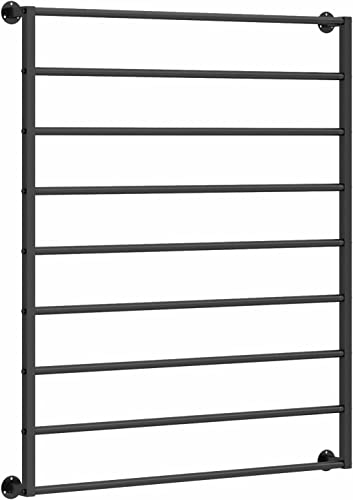 Ribbon Storage Organizer Rack – Moderne Metall-Wandhalterung für Schals, Schals, Gürtel, Handtücher und Geschenkpapiere – 5/9-lagiges Ausstellungsregal für Bastelräume und Einzelhandelsgeschäfte von Generic