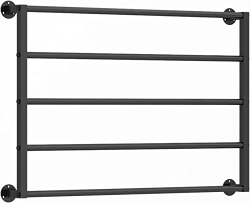 Ribbon Storage Organizer Rack – Moderne Metall-Wandhalterung für Schals, Schals, Gürtel, Handtücher und Geschenkpapiere – 5/9-lagiges Ausstellungsregal für Bastelräume und Einzelhandelsgeschäfte von Generic