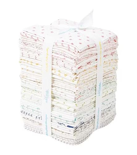 Riley Blake Bee Bundles Limited Edition Kollektion von Lori Holt of Bee In My Bonnet, hochwertiger Quiltstoff, perfekt zum Quilten, Basteln, Nähprojekte und mehr (Hintergründe Fat Quarter-Paket) von Generic