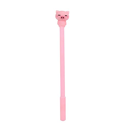 Rosa Schwein Kreative Student Nette Gel Stift Cartoon Schwarz Stylus Kugelschreiber Minen Stifte Tinte Mischfarben Kugelschreiber für Schulbüro Sehr praktisch und beliebt von Generic