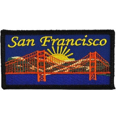 San Francisco Golden Gate Bridge Patch – zum Aufbügeln oder Aufnähen – California Travel Souvenir Sammlerstück Patch San Francisco Golden Gate Bridge Patch – zum Aufbügeln oder Aufnähen – California Travel Souvenir Sammlerstück Patch von Generic