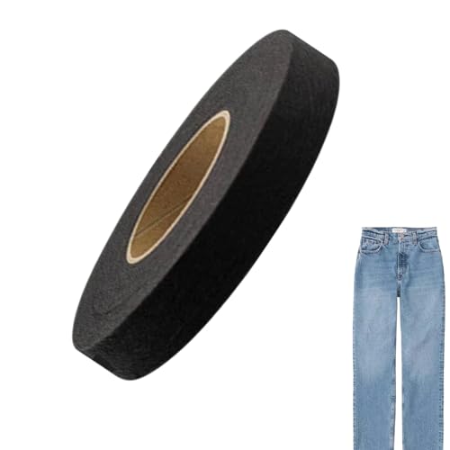 Saumstoffband, Bügeleisen auf Hosen Verkürzungsklebeband, doppelseitiges Nähzubehör verkürzen Kleber für Kleidung, Spitze, Hosen, Jeans von Generic