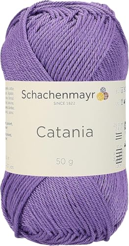 Schachenmayr (SMC) Catania Originals – 100% merzerisiertes Baumwollgarn, 50 g, 125 m (136 Yards) – Fine Sport #2 – weiches, strapazierfähiges Garn für Amigurumi, Stricken, Häkeln und Baby-Projekte von Generic