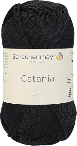 Schachenmayr (SMC) Catania Originals – 100% merzerisiertes Baumwollgarn, 50 g, 125 m (136 Yards) – Fine Sport #2 – weiches, strapazierfähiges Garn für Amigurumi, Stricken, Häkeln und Baby-Projekte von Generic