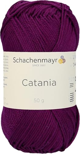 Schachenmayr (SMC) Catania Originals – 100% merzerisiertes Baumwollgarn, 50 g, 125 m (136 Yards) – Fine Sport #2 – weiches, strapazierfähiges Garn für Amigurumi, Stricken, Häkeln und Baby-Projekte von Generic