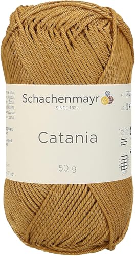 Schachenmayr (SMC) Catania Originals – 100% merzerisiertes Baumwollgarn, 50 g, 125 m (136 Yards) – Fine Sport #2 – weiches, strapazierfähiges Garn für Amigurumi, Stricken, Häkeln und Baby-Projekte von Generic