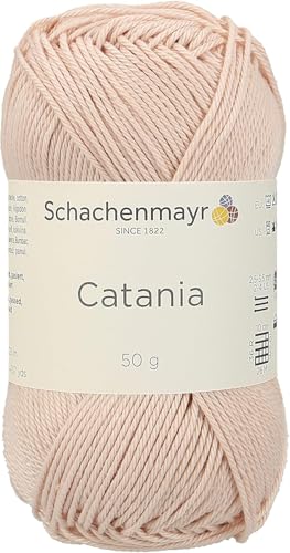 Schachenmayr (SMC) Catania Originals – 100% merzerisiertes Baumwollgarn, 50 g, 125 m (136 Yards) – Fine Sport #2 – weiches, strapazierfähiges Garn für Amigurumi, Stricken, Häkeln und Baby-Projekte von Generic