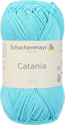 Schachenmayr (SMC) Catania Originals – 100% merzerisiertes Baumwollgarn, 50 g, 125 m (136 Yards) – Fine Sport #2 – weiches, strapazierfähiges Garn für Amigurumi, Stricken, Häkeln und Baby-Projekte von Generic