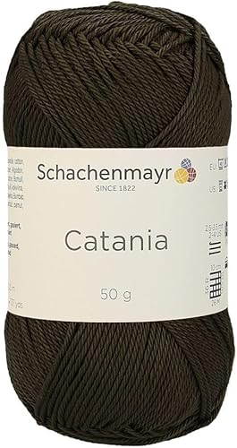 Schachenmayr (SMC) Catania Originals – 100% merzerisiertes Baumwollgarn, 50 g, 125 m (136 Yards) – Fine Sport #2 – weiches, strapazierfähiges Garn für Amigurumi, Stricken, Häkeln und Baby-Projekte von Generic