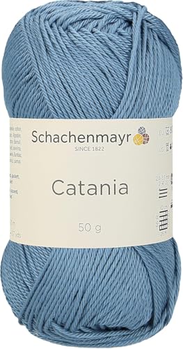 Schachenmayr (SMC) Catania Originals – 100% merzerisiertes Baumwollgarn, 50 g, 125 m (136 Yards) – Fine Sport #2 – weiches, strapazierfähiges Garn für Amigurumi, Stricken, Häkeln und Baby-Projekte von Generic