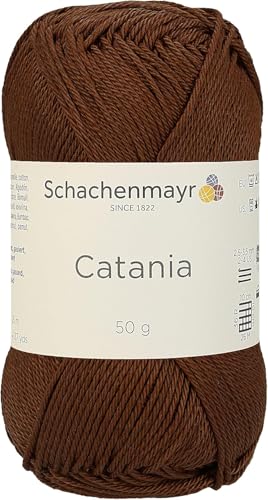 Schachenmayr (SMC) Catania Originals – 100% merzerisiertes Baumwollgarn, 50 g, 125 m (136 Yards) – Fine Sport #2 – weiches, strapazierfähiges Garn für Amigurumi, Stricken, Häkeln und Baby-Projekte von Generic