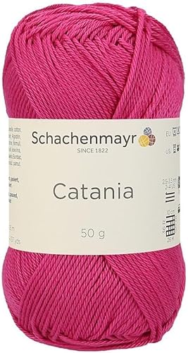 Schachenmayr (SMC) Catania Originals – 100% merzerisiertes Baumwollgarn, 50 g, 125 m (136 Yards) – Fine Sport #2 – weiches, strapazierfähiges Garn für Amigurumi, Stricken, Häkeln und Baby-Projekte von Generic