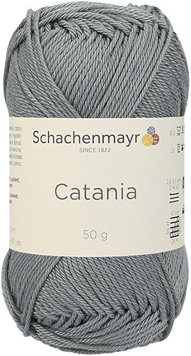 Schachenmayr (SMC) Catania Originals – 100% merzerisiertes Baumwollgarn, 50 g, 125 m (136 Yards) – Fine Sport #2 – weiches, strapazierfähiges Garn für Amigurumi, Stricken, Häkeln und Baby-Projekte von Generic