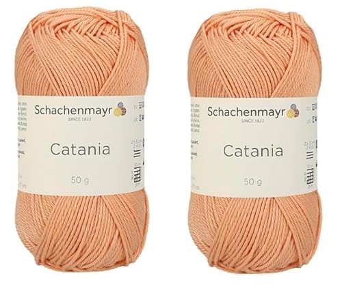 Schachenmayr Catania Garn, limitierte Auflage, seltene Farbe, merzerisiertes Baumwollgarn, weiches Amigurumi-Garn zum Häkeln und Stricken, 2 feine Sportgarne von Generic