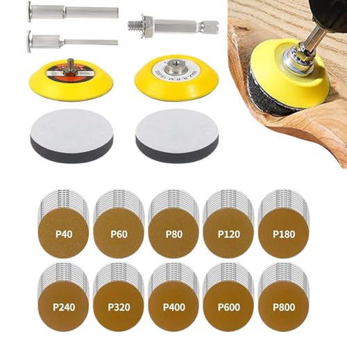 Schleifzubehör für Bohrmaschine - Schleifaufsatz für Bohrmaschine, Schleifset für elektrische Bohrmaschine, Schleifscheiben-Set aus Gummi | Schleifzubehör für Bohrmaschine, dis Set von Generic