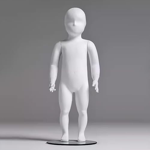 Schneiderpuppen-Standtorso für Kinder, Ganzkörper-Schneiderpuppen-Display, Kunststoff-Attrappe, Puppenständer, Posing-Kinderpuppen zum Nähen, Einfarbig Schneiderpuppen-Standtorso für Kinder, Ganzkörper-Schneiderpuppen-Display, Kunststoff-Attrappe, Puppenständer, Posing-Kinderpuppen zum Nähen, Einfarbig von Generic