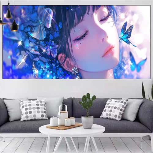 Schönheit Diamond Painting xxl 80x160cm Diamond Painting Erwachsene Schmetterling Diamant Malerei Set,Mosaikherstellung Malen Nach Zahlen Cross Stickerei Kunst Leinwand Malerei Kits,Gift Frauen CN-744 Schönheit Diamond Painting xxl 80x160cm Diamond Painting Erwachsene Schmetterling Diamant Malerei Set,Mosaikherstellung Malen Nach Zahlen Cross Stickerei Kunst Leinwand Malerei Kits,Gift Frauen CN-744 von Generic