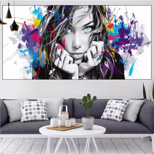 Schönheit Diamond Painting xxl 90x180cm Diamond Painting Erwachsene Abstrakt Diamant Malerei Set,Mosaikherstellung Malen Nach Zahlen Cross Stickerei Kunst Leinwand Malerei Kits,Gifts Frauen CN-691 Schönheit Diamond Painting xxl 90x180cm Diamond Painting Erwachsene Abstrakt Diamant Malerei Set,Mosaikherstellung Malen Nach Zahlen Cross Stickerei Kunst Leinwand Malerei Kits,Gifts Frauen CN-691 von Generic