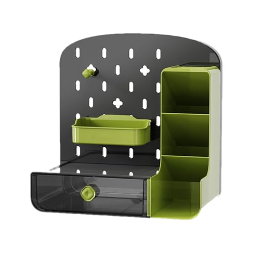 Schreibtisch-Organizer-regall – Schreibtisch-Stecktafel-Organizer | Kein Bohrer-Display-Aufbewahrungsregal | Trennwand-Schreibtisch-Organizer mit Stecktafel | Schreibtisch-Briefpapier-Organizer von Generic