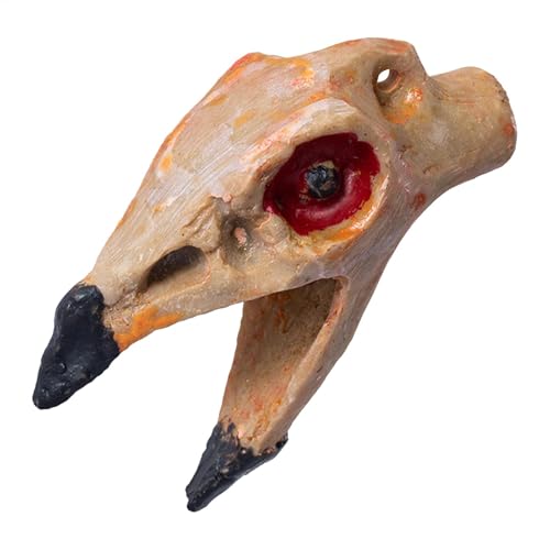 Schreien Pfeife | Scary Crow Skull Form Anhänger - kleines lautes schreiendes Whistle -Spielzeug, tragbarer Geräuschhersteller für Escape Room Game von Generic