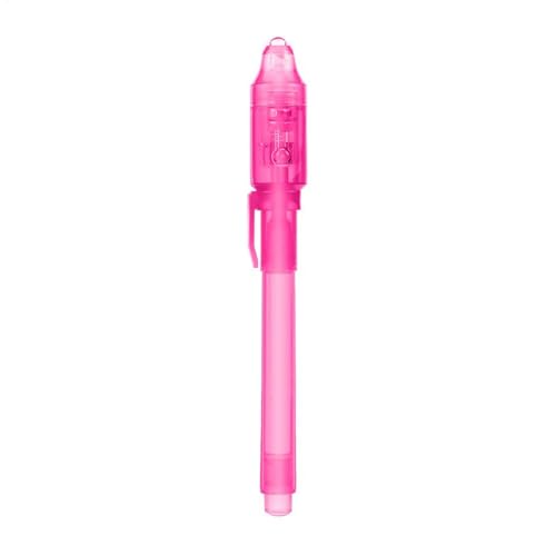 Secret Pen – Stift mit unsichtbarer Tinte, Stift mit UV-Licht, Stift mit verschwindender Tinte | Partygeschenkstift mit unsichtbarer Tinte, verbesserter Geheimnachrichtenstift mit UV-Licht für Kinder, von Generic