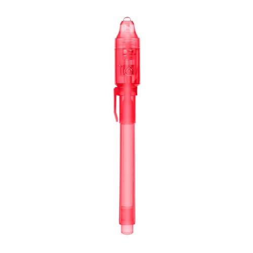 Secret Pen – Stift mit unsichtbarer Tinte, Stift mit UV-Licht, Stift mit verschwindender Tinte | Partygeschenkstift mit unsichtbarer Tinte, verbesserter Geheimnachrichtenstift mit UV-Licht für Kinder, von Generic