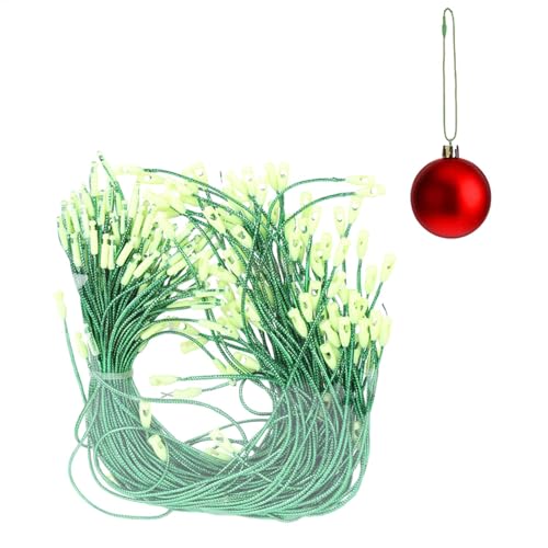 Seile für Weihnachtsbaum | Kleiderbügel Weihnachtsanhänger Seil | Verschleißfestes Befestigungsmaterial für Kunsthandwerk, Geschenke, Lesezeichen, Accessoires und Heimdekoration von Generic