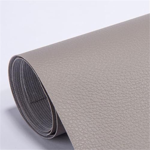 Selbstklebender PVC-Reparaturflicken mit Quermaserung for Leder – Wasserdichtes synthetisches Vinylband for Sofa, Autositz, Couch, Möbel und Tasche – Zuschneidbares DIY-Reparaturset(Gray,15.7*118.1ins Selbstklebender PVC-Reparaturflicken mit Quermaserung for Leder – Wasserdichtes synthetisches Vinylband for Sofa, Autositz, Couch, Möbel und Tasche – Zuschneidbares DIY-Reparaturset(Gray,15.7*118.1ins von Generic