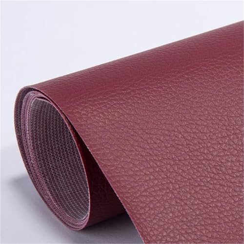 Selbstklebender PVC-Reparaturflicken mit Quermaserung for Leder – Wasserdichtes synthetisches Vinylband for Sofa, Autositz, Couch, Möbel und Tasche – Zuschneidbares DIY-Reparaturset(Wine red,19.7*196. Selbstklebender PVC-Reparaturflicken mit Quermaserung for Leder – Wasserdichtes synthetisches Vinylband for Sofa, Autositz, Couch, Möbel und Tasche – Zuschneidbares DIY-Reparaturset(Wine red,19.7*196. von Generic