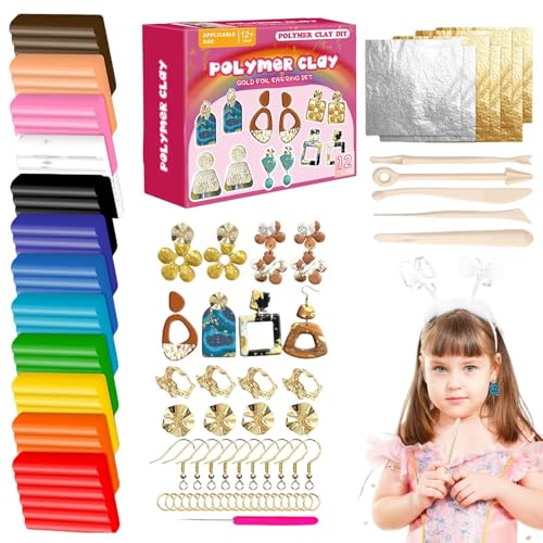 Set zur Herstellung von Ohrringen aus Ton – 148 x Ohrstecker-Set aus Ton zum Basteln | Zubehör zur Schmuckherstellung, Kunst- und Bastelbedarf für Ton, Schmuckherstellung Set zur Herstellung von Ohrringen aus Ton – 148 x Ohrstecker-Set aus Ton zum Basteln | Zubehör zur Schmuckherstellung, Kunst- und Bastelbedarf für Ton, Schmuckherstellung von Generic