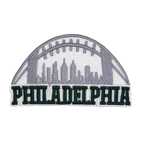 Siam Accs Rugby-Fans Philadelphia City Logo Patch Stickerei American Football Fan Favorite Team zum Aufbügeln oder Aufnähen für Kleidung, Rucksäcke, Jeans, Motorrad, zum Aufnähen auf individuelle von Generic