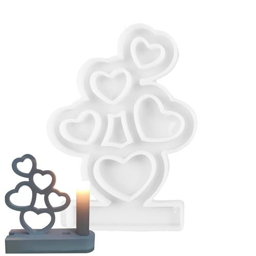 Silikonformen aus Kerzenharz - Love Silicone Candle Holder Gießformen | Arcial Crafts Epoxidharz, blaue Kerzenform aus Ton, Aromatherapie-Form Silikonformen aus Kerzenharz - Love Silicone Candle Holder Gießformen | Arcial Crafts Epoxidharz, blaue Kerzenform aus Ton, Aromatherapie-Form von Generic