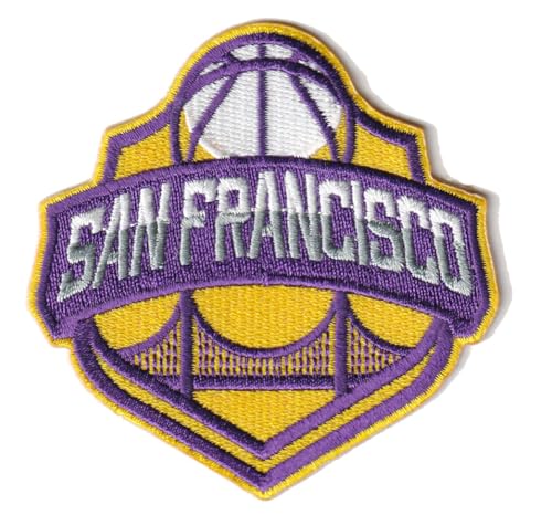 Smc Store Aufnäher mit San Francisco-Logo, bestickt, Basketball-Fan, Lieblings-Team, zum Aufbügeln oder Aufnähen von Generic