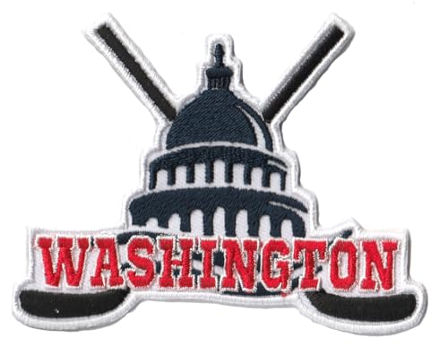 Smc Store Washington City Logo Patch Stickerei Hockey Fan Favorite Team Iron On Sew On Embroidered Patch von Generic